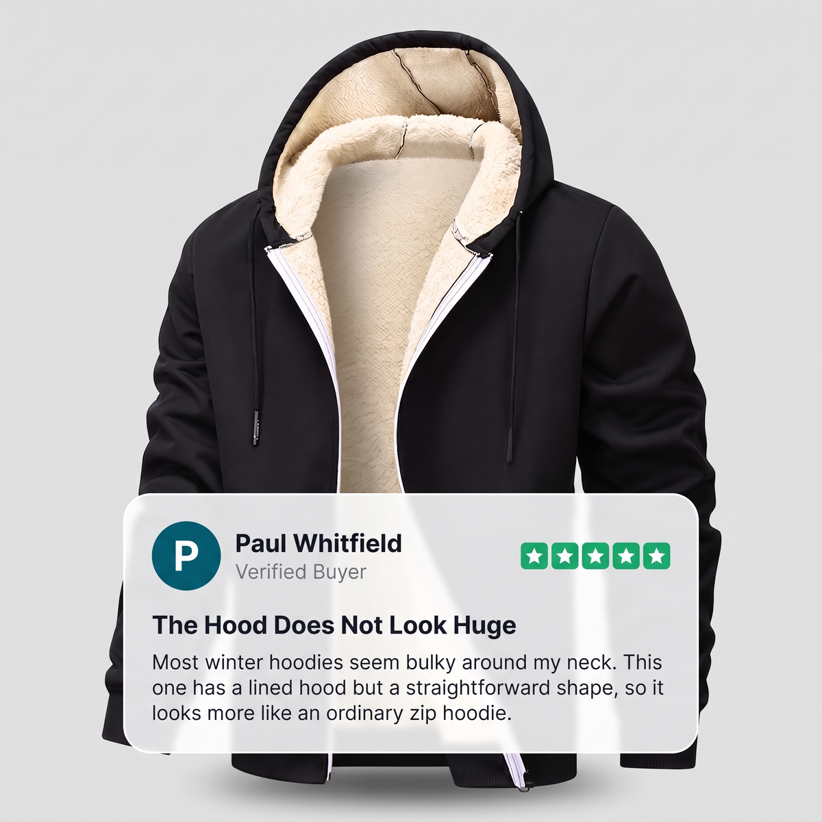 TEDDY LINED ZIP JACKET
