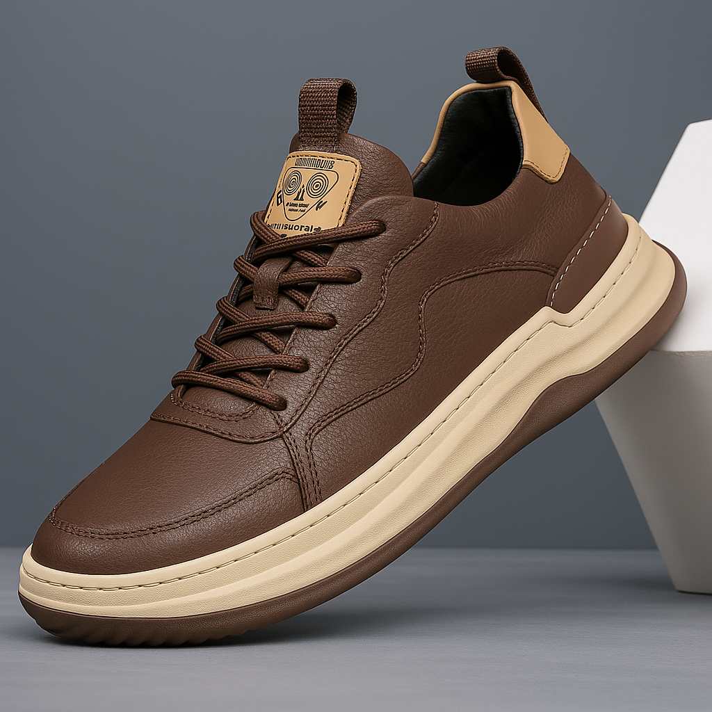 HUDSON LEATHER SNEAKERS