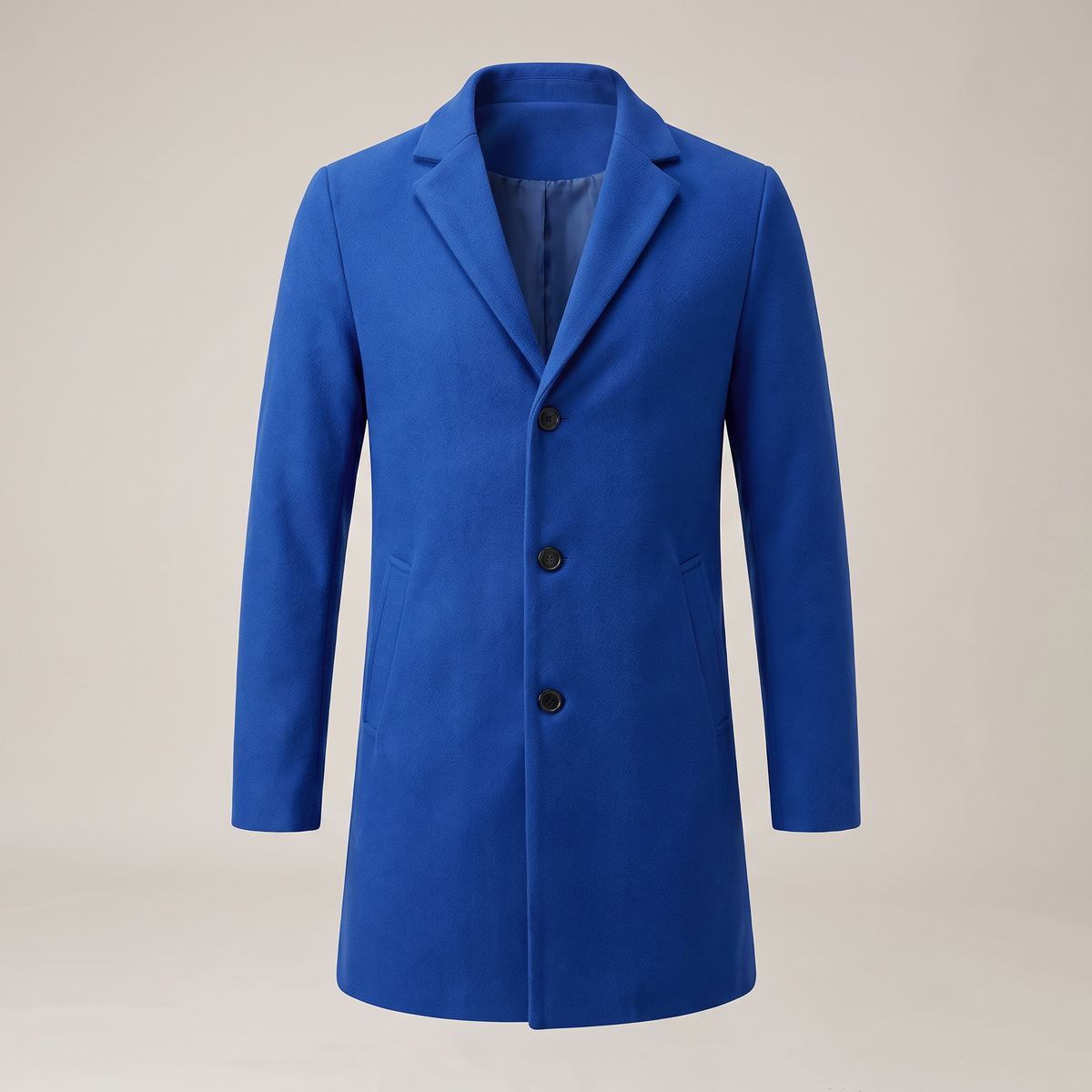 NOTCH LAPEL LONG COAT
