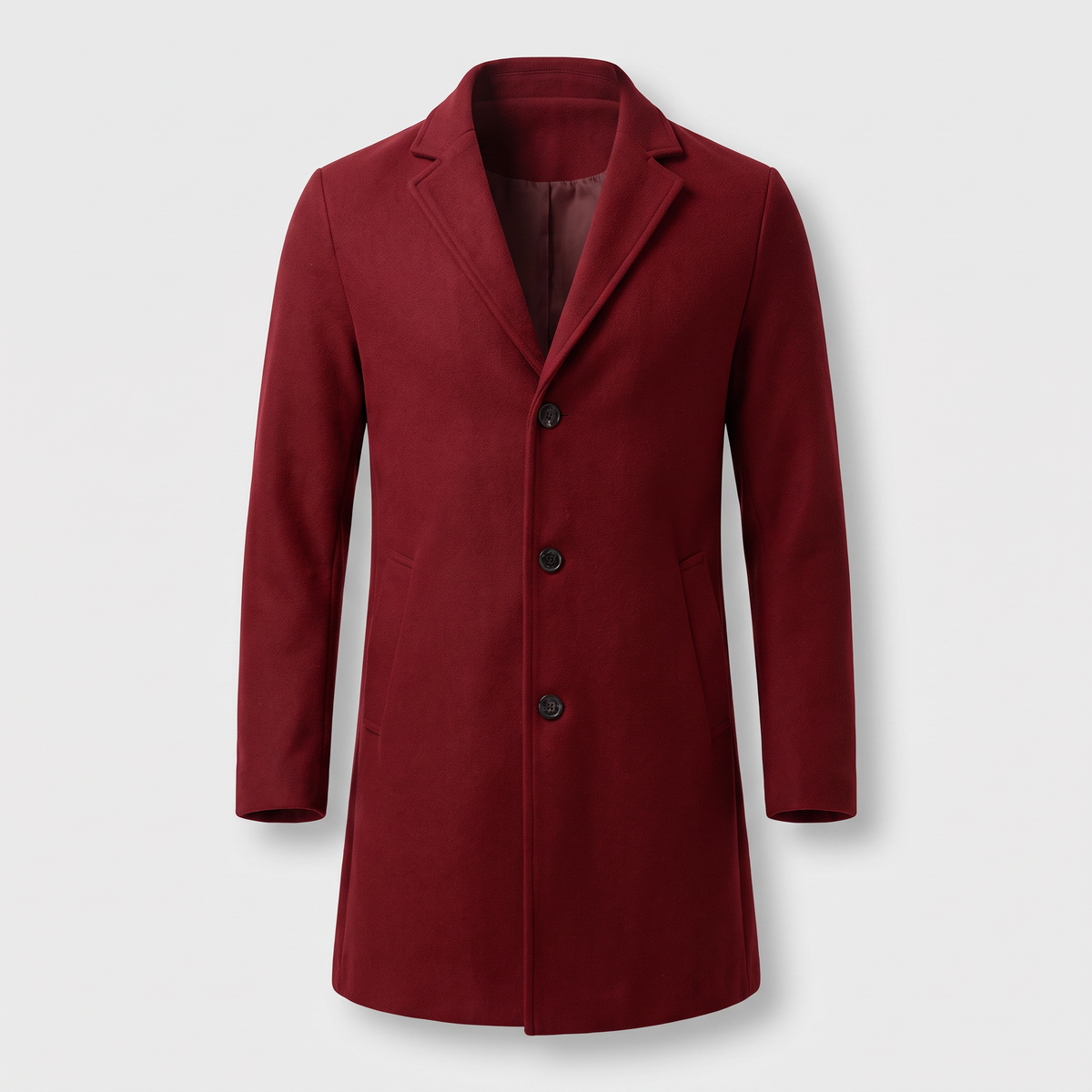 NOTCH LAPEL LONG COAT