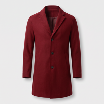 NOTCH LAPEL LONG COAT