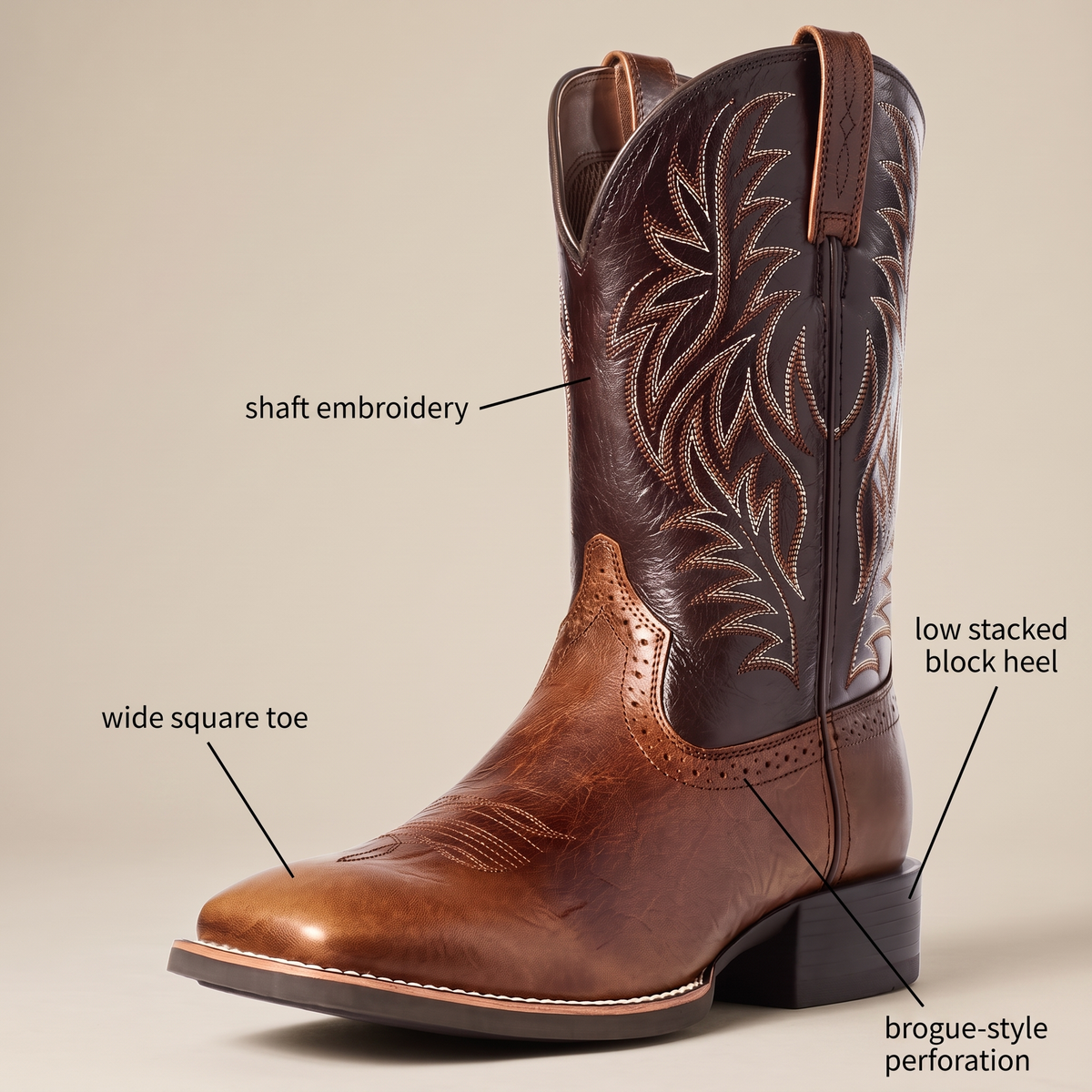 PULL-ON RANCH BOOTS