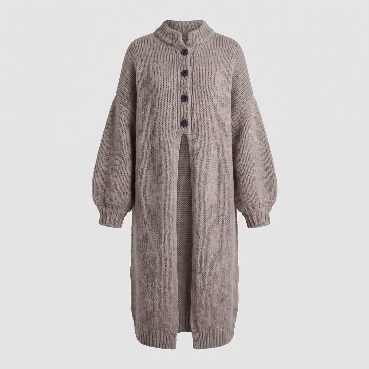 COSY LONG KNIT JACKET