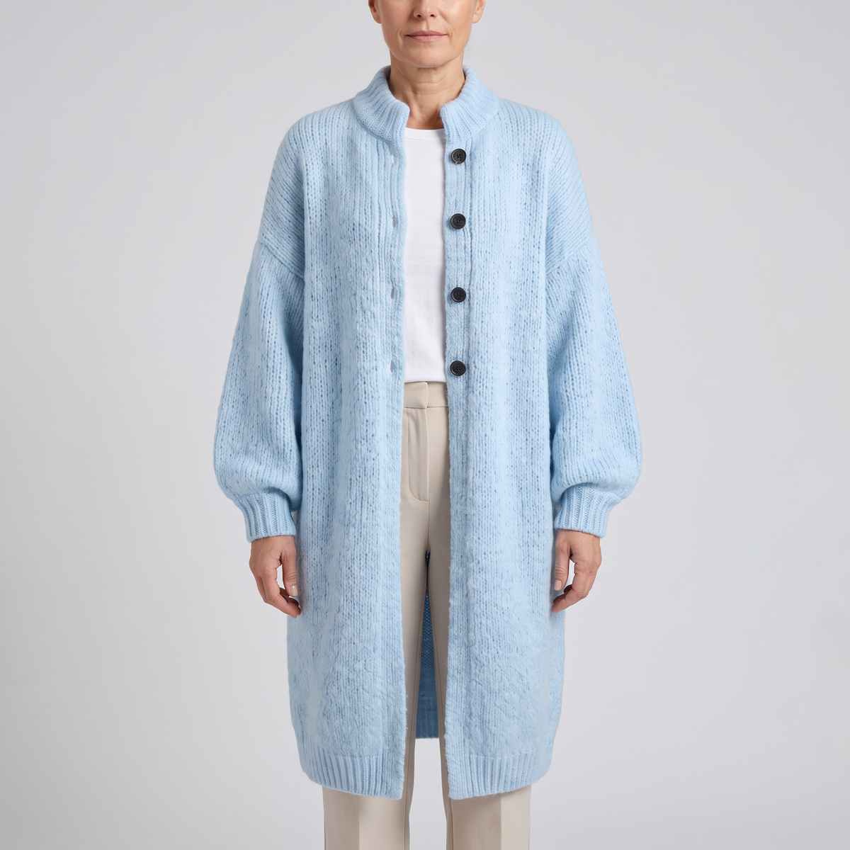 COSY LONG KNIT JACKET