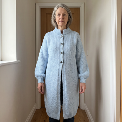COSY LONG KNIT JACKET