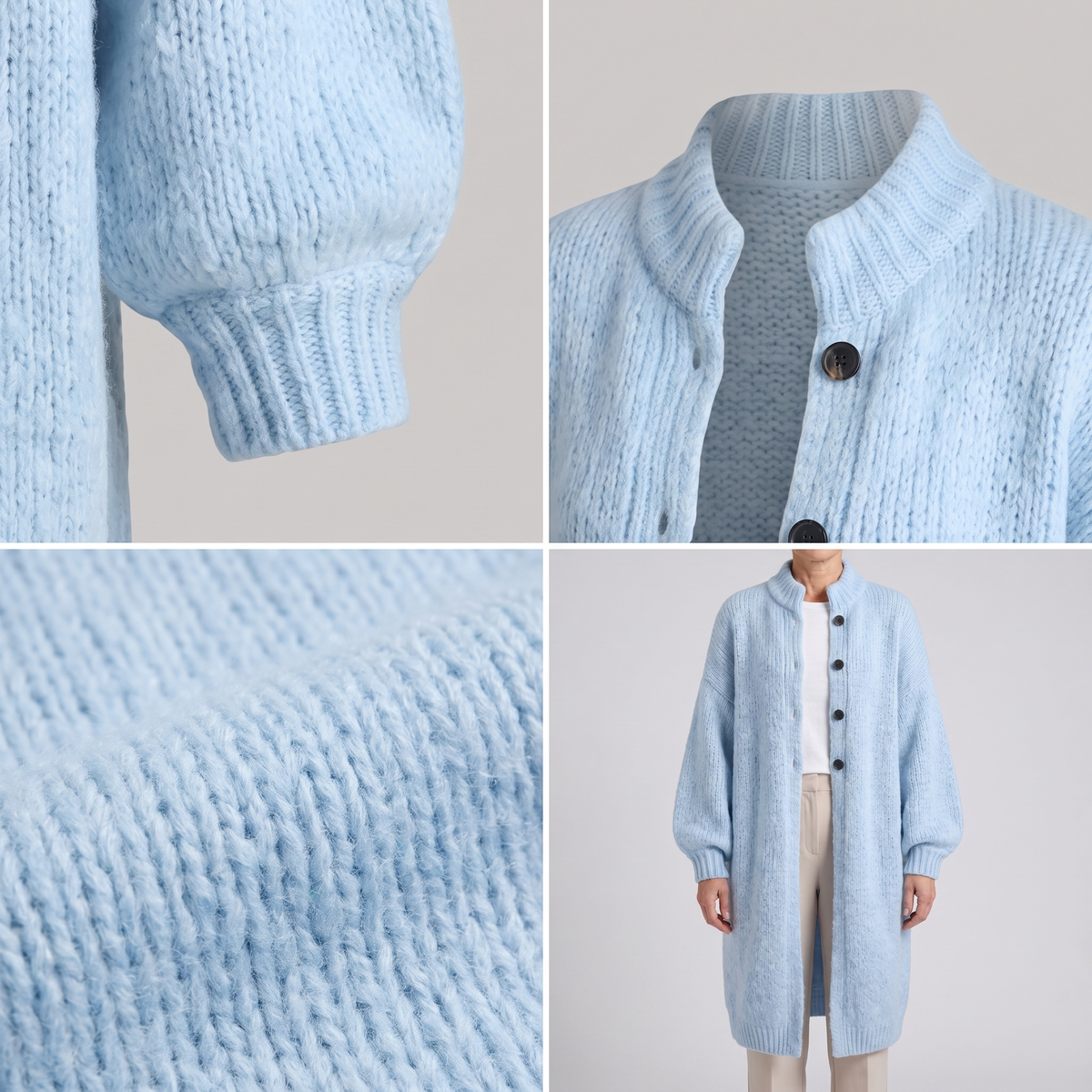 COSY LONG KNIT JACKET