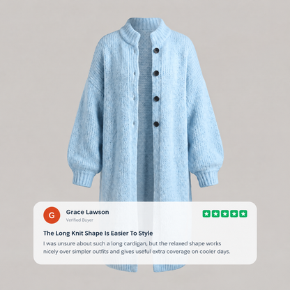 COSY LONG KNIT JACKET