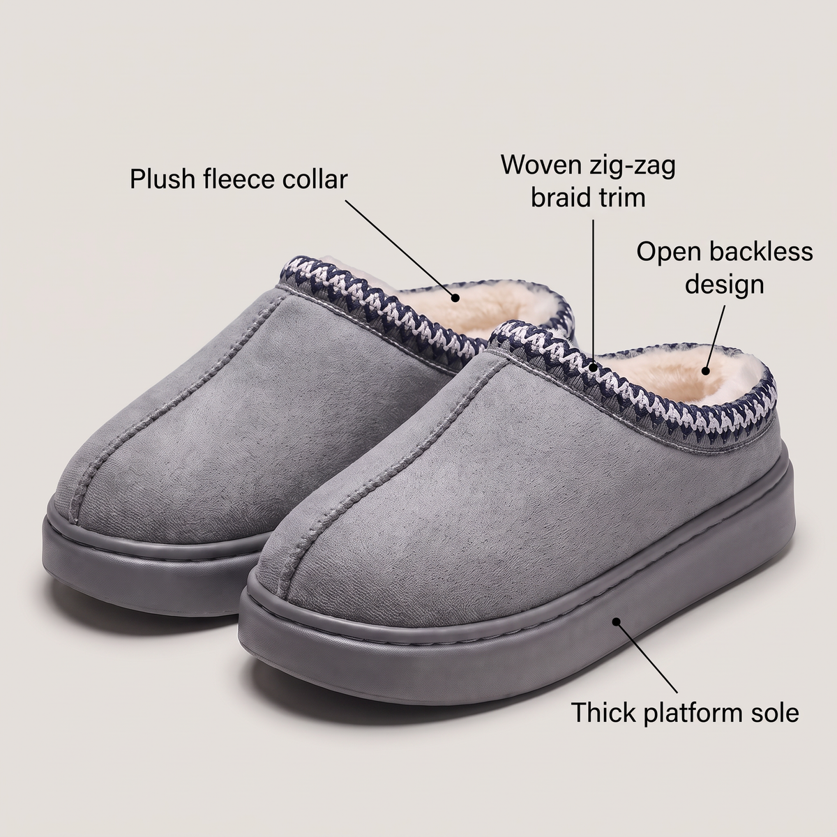 SNUG FIT WINTER SLIPPERS