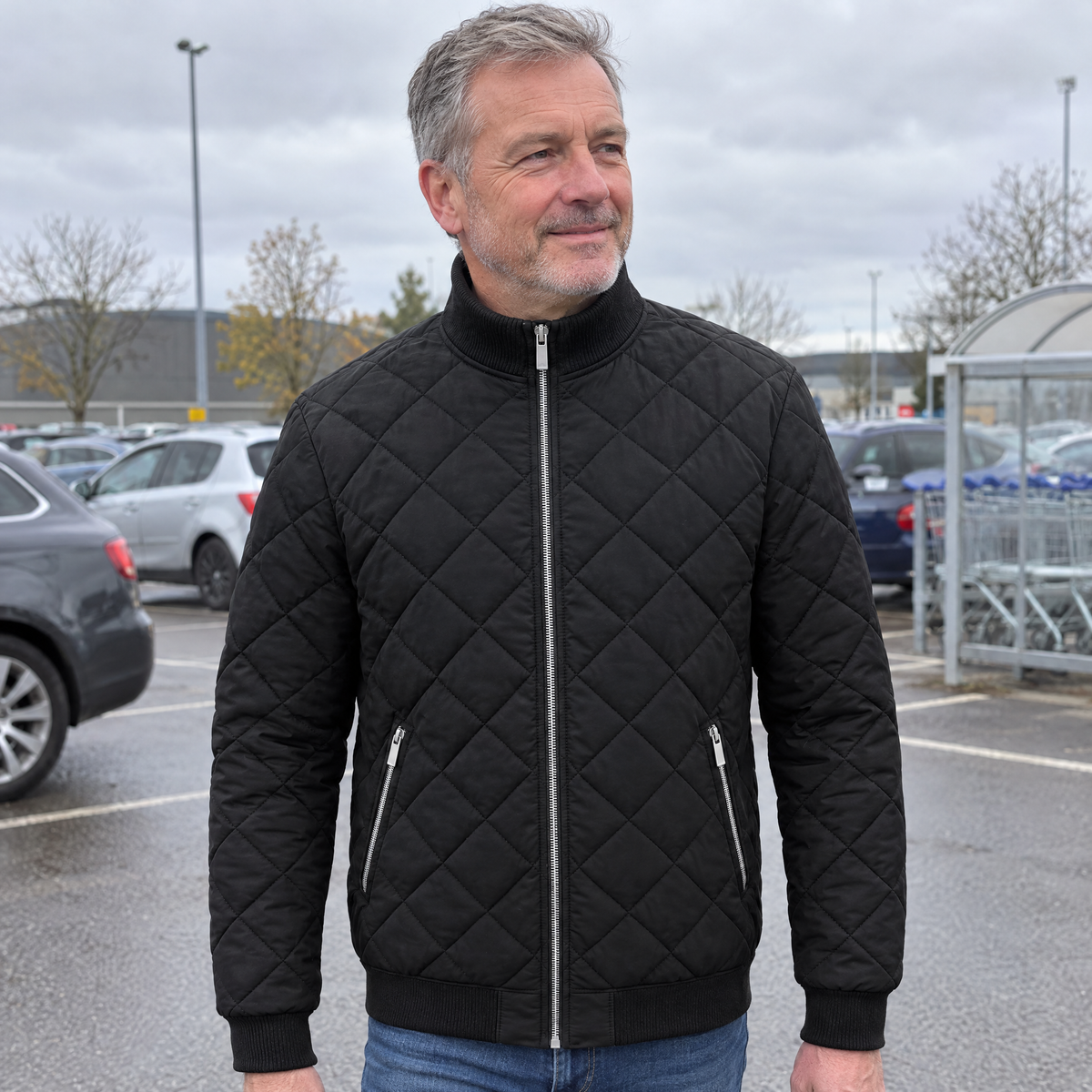 PLUSH INTERIOR QUILTED JACKET