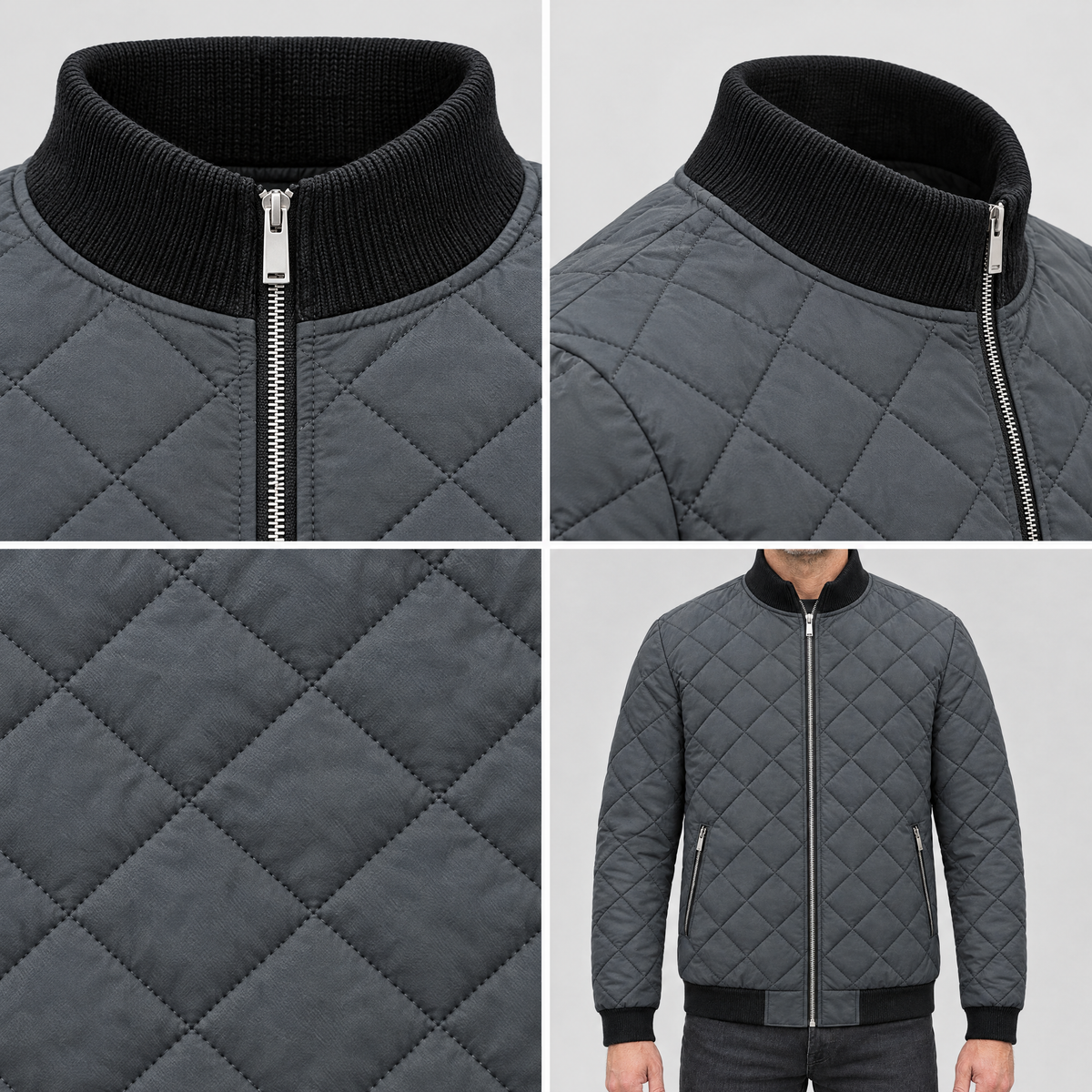 PLUSH INTERIOR QUILTED JACKET