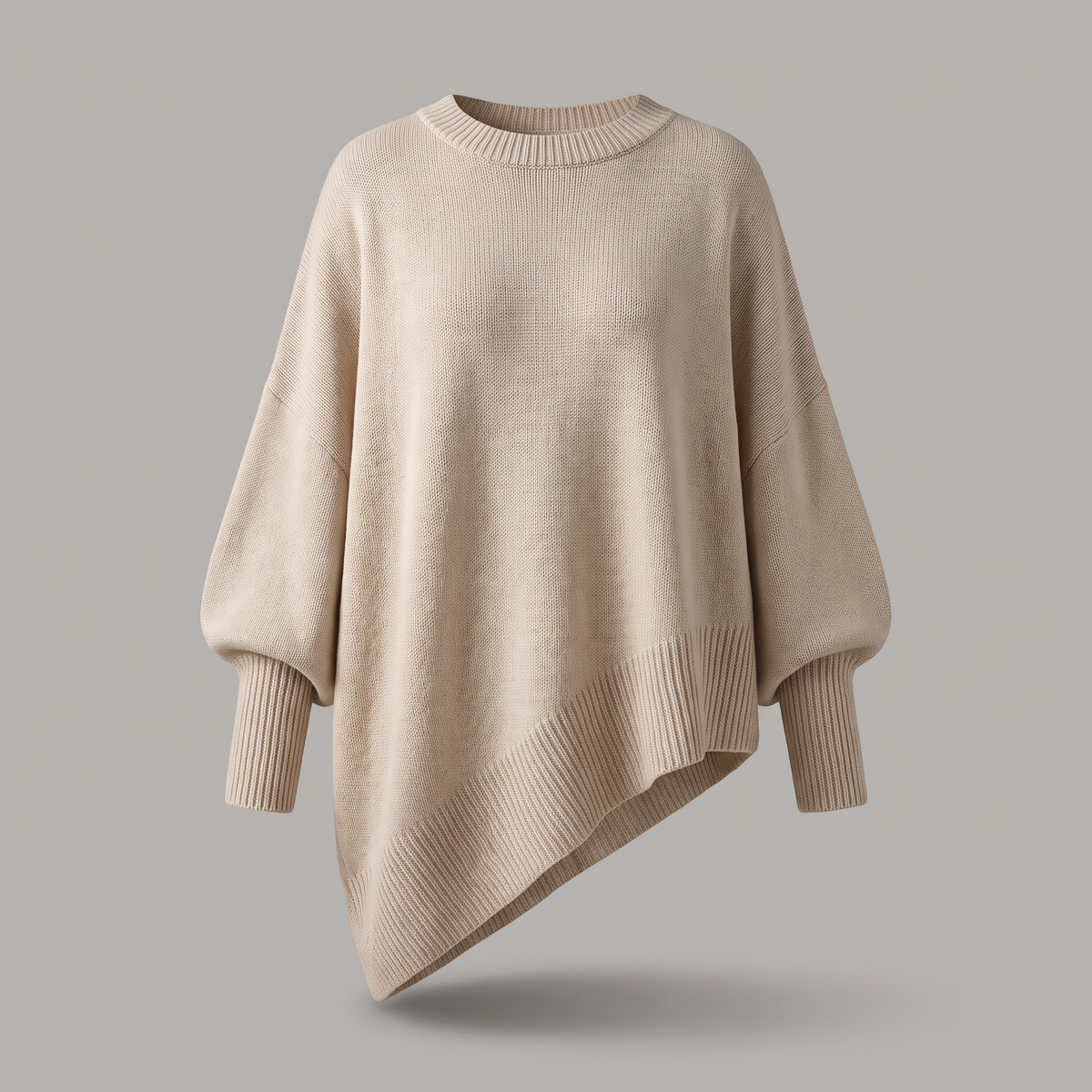 DROP SHOULDER PONCHO JUMPER