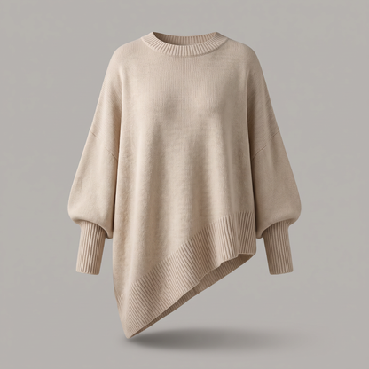 DROP SHOULDER PONCHO JUMPER