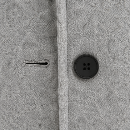RAISED COLLAR BUTTON COAT
