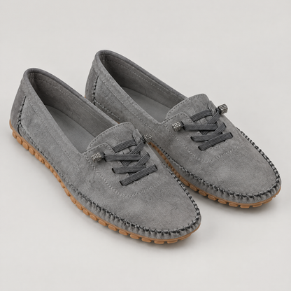 CUSHIONED MOCCASIN WALKING SHOES