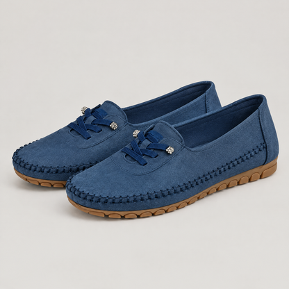CUSHIONED MOCCASIN WALKING SHOES