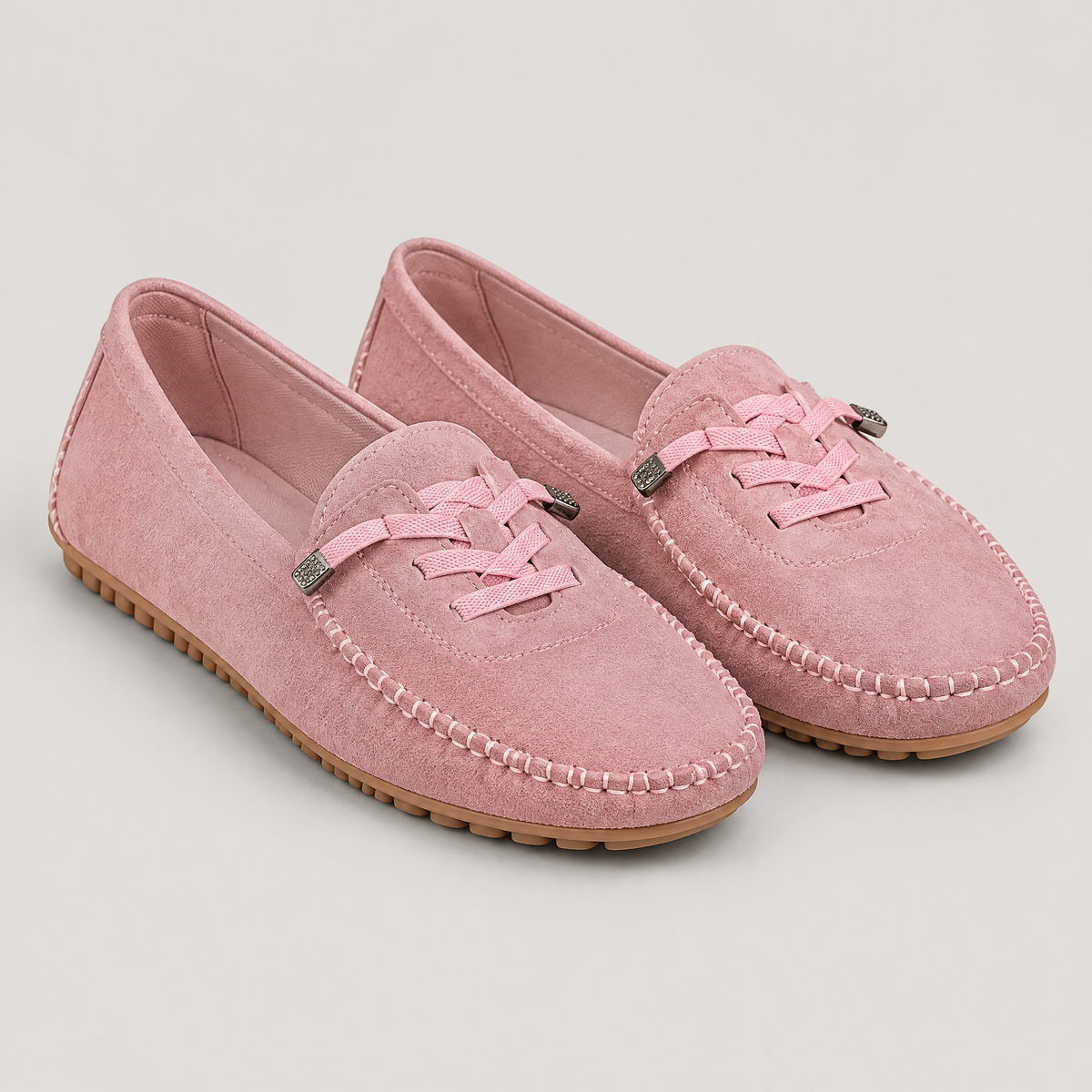 CUSHIONED MOCCASIN WALKING SHOES