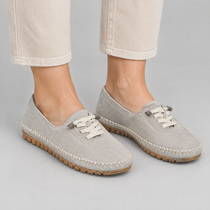 CUSHIONED MOCCASIN WALKING SHOES