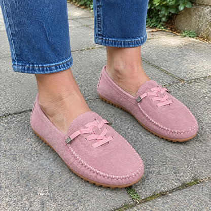 CUSHIONED MOCCASIN WALKING SHOES