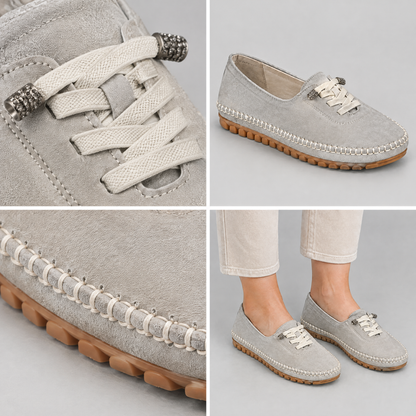 CUSHIONED MOCCASIN WALKING SHOES