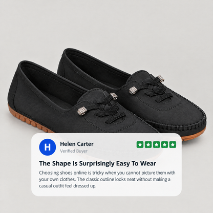 CUSHIONED MOCCASIN WALKING SHOES