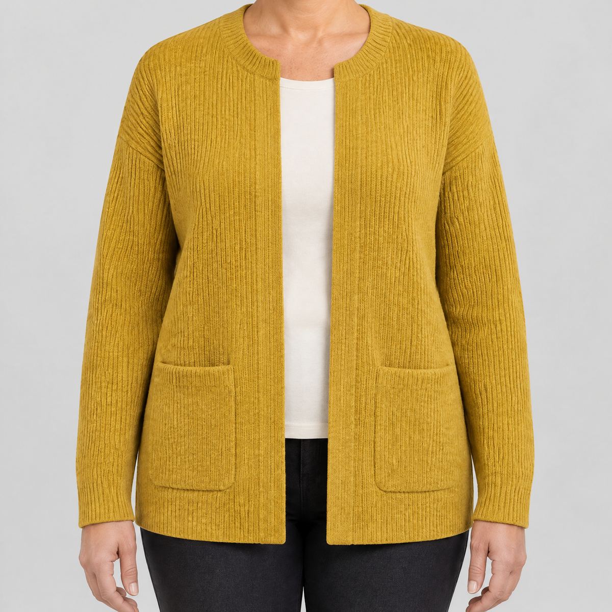 EASY LAYER KNIT CARDIGAN