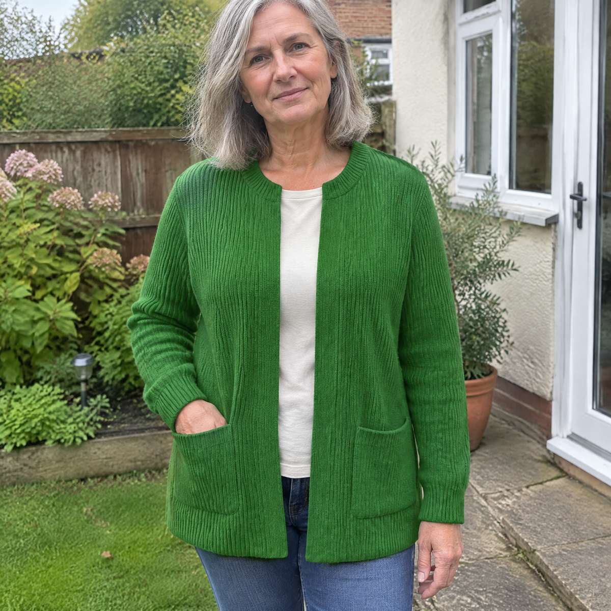 EASY LAYER KNIT CARDIGAN