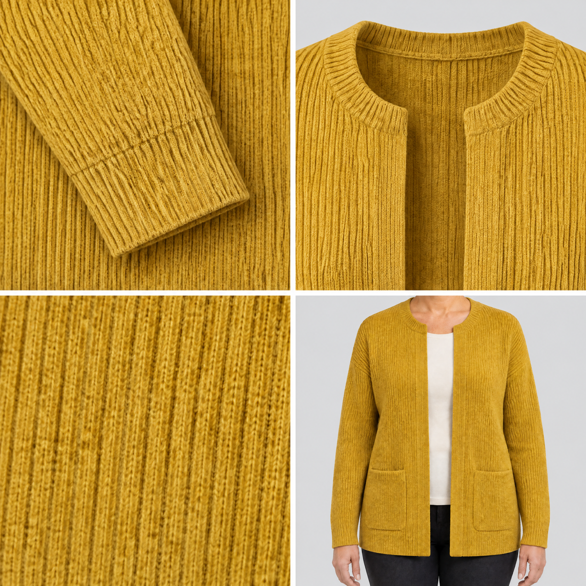 EASY LAYER KNIT CARDIGAN