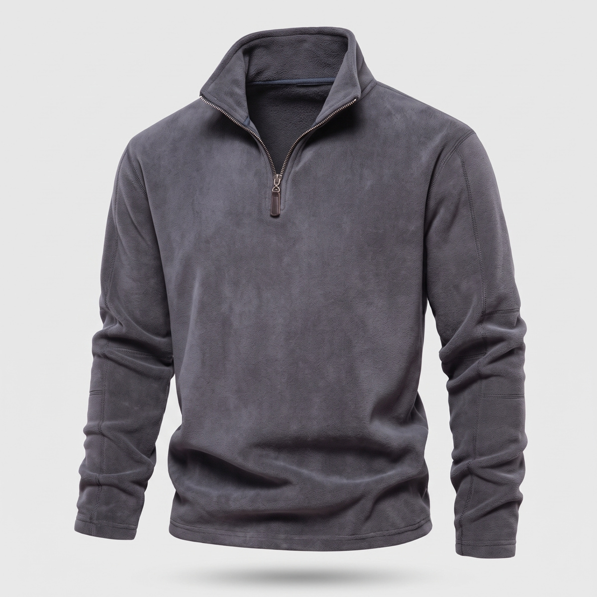 ZIP NECK LAYERING JUMPER