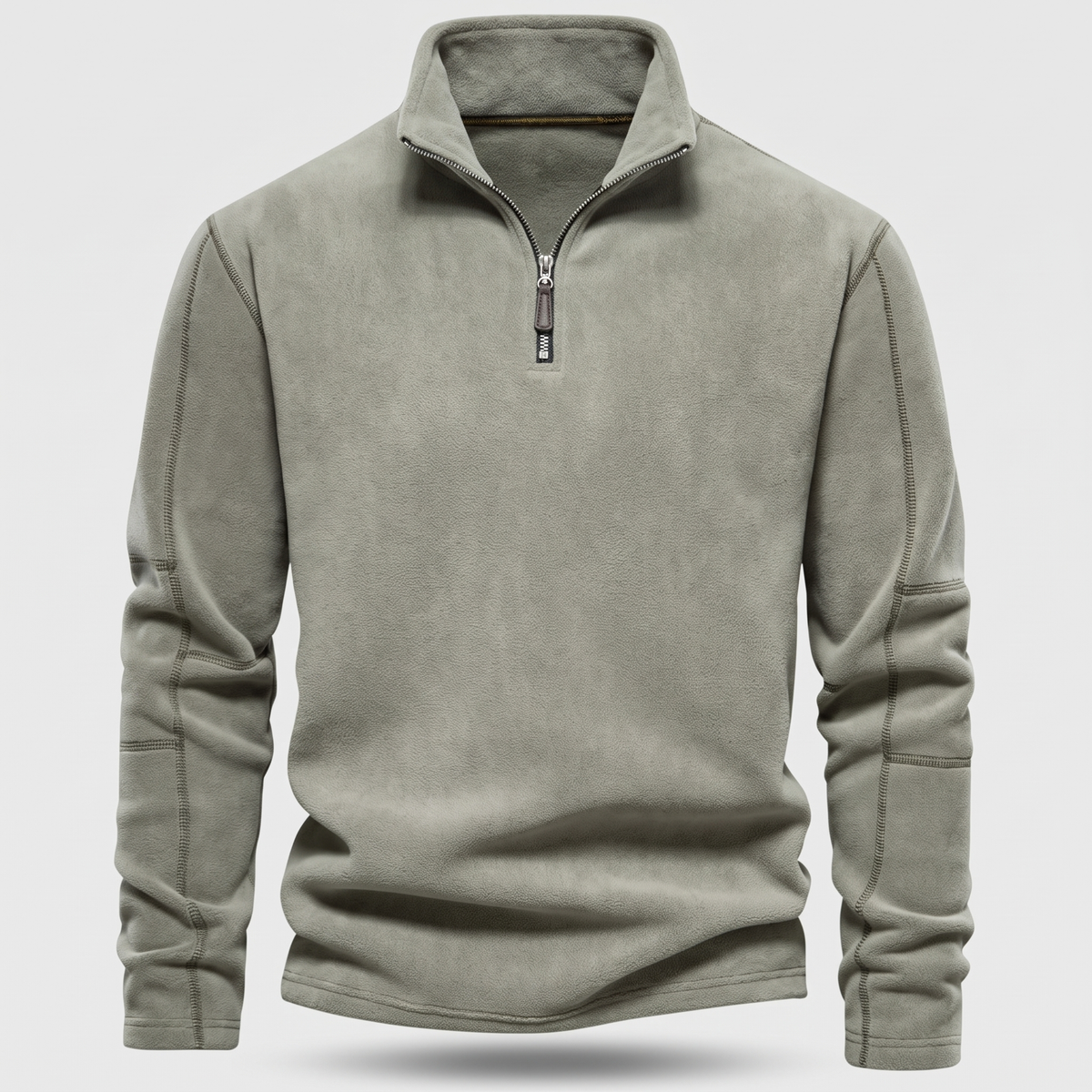ZIP NECK LAYERING JUMPER
