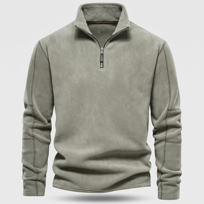ZIP NECK LAYERING JUMPER