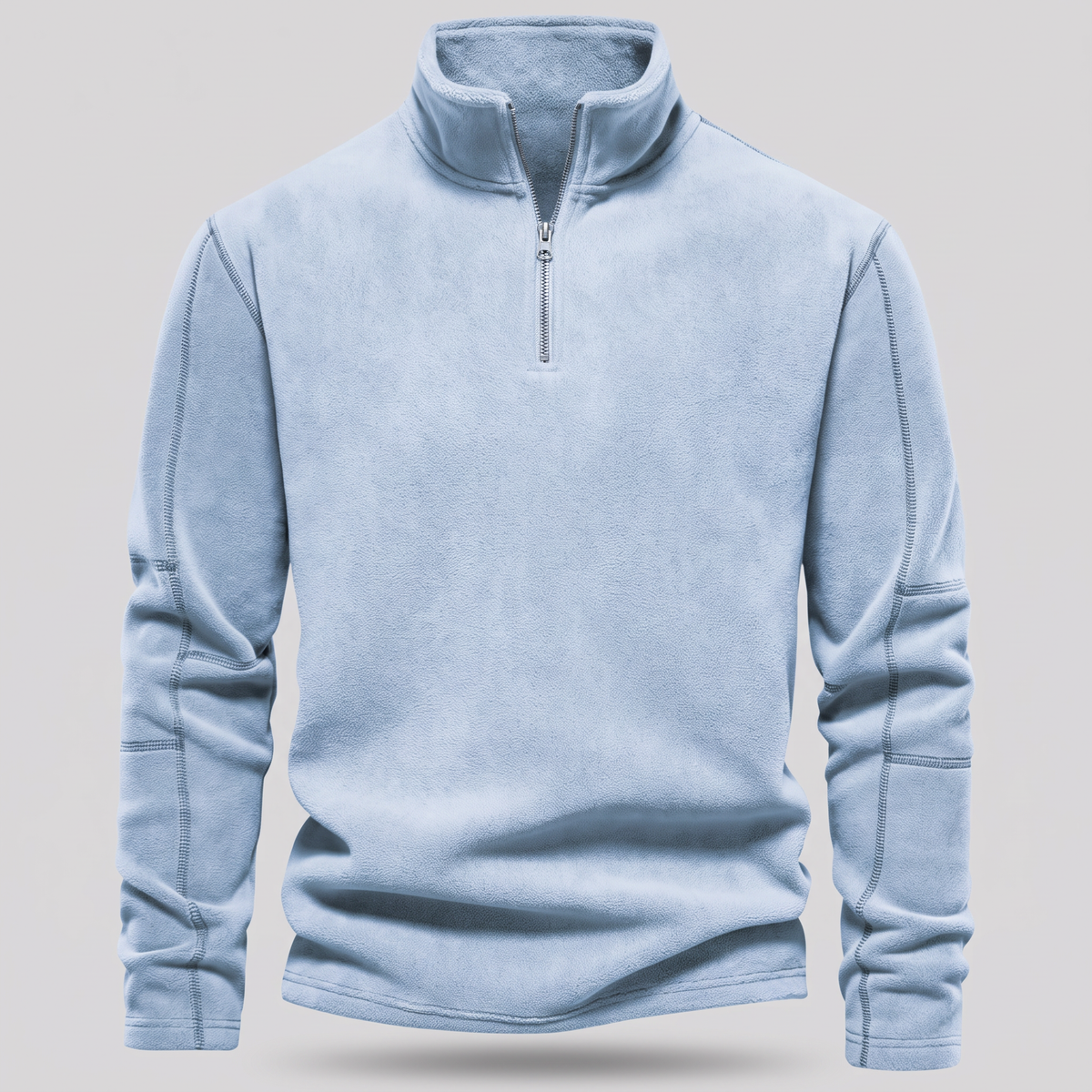 ZIP NECK LAYERING JUMPER