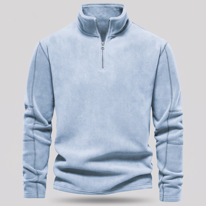 ZIP NECK LAYERING JUMPER