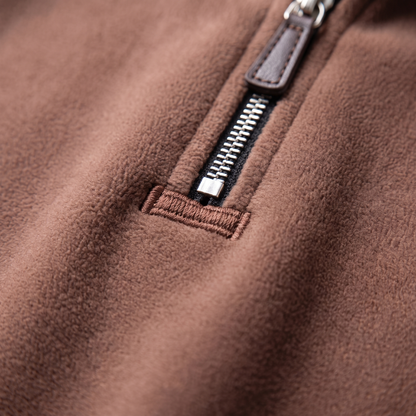 ZIP NECK LAYERING JUMPER