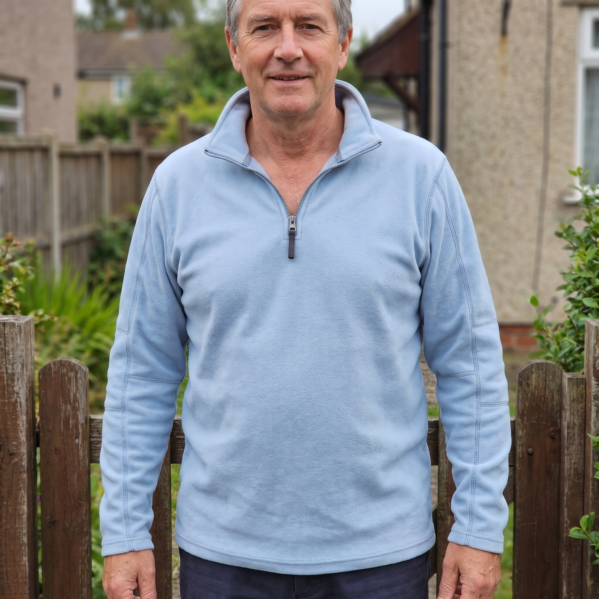 ZIP NECK LAYERING JUMPER