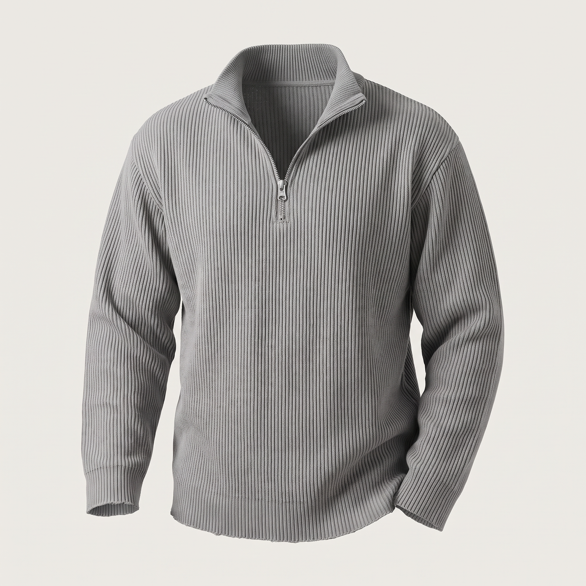 VERTICAL RIB CASUAL JUMPER