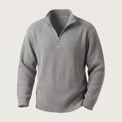 VERTICAL RIB CASUAL JUMPER