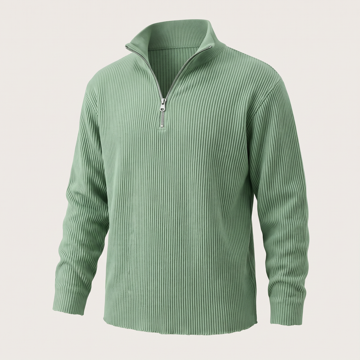 VERTICAL RIB CASUAL JUMPER