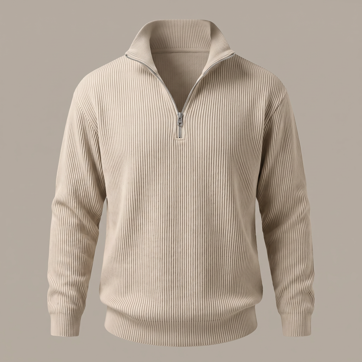 VERTICAL RIB CASUAL JUMPER