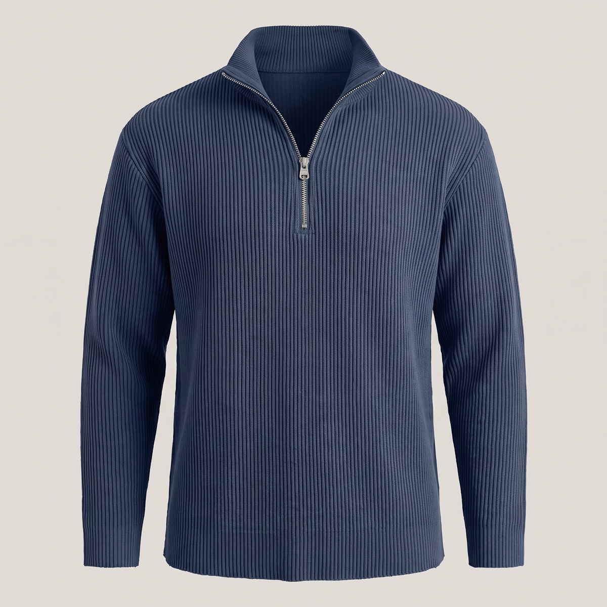 VERTICAL RIB CASUAL JUMPER