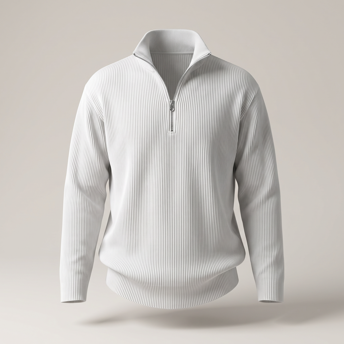 VERTICAL RIB CASUAL JUMPER