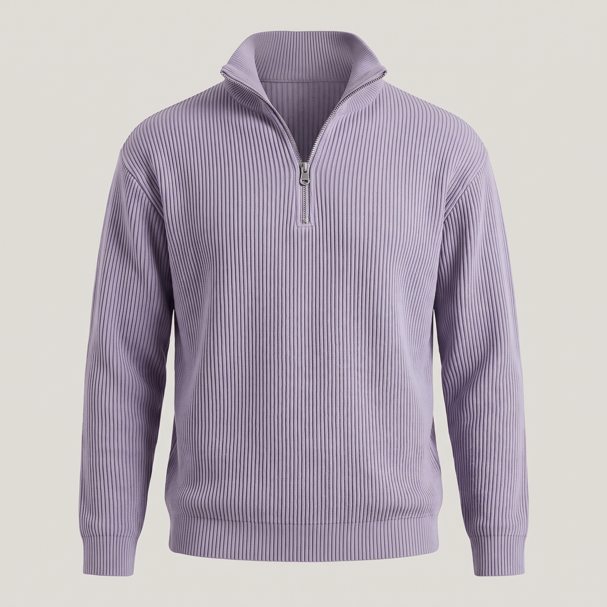 VERTICAL RIB CASUAL JUMPER