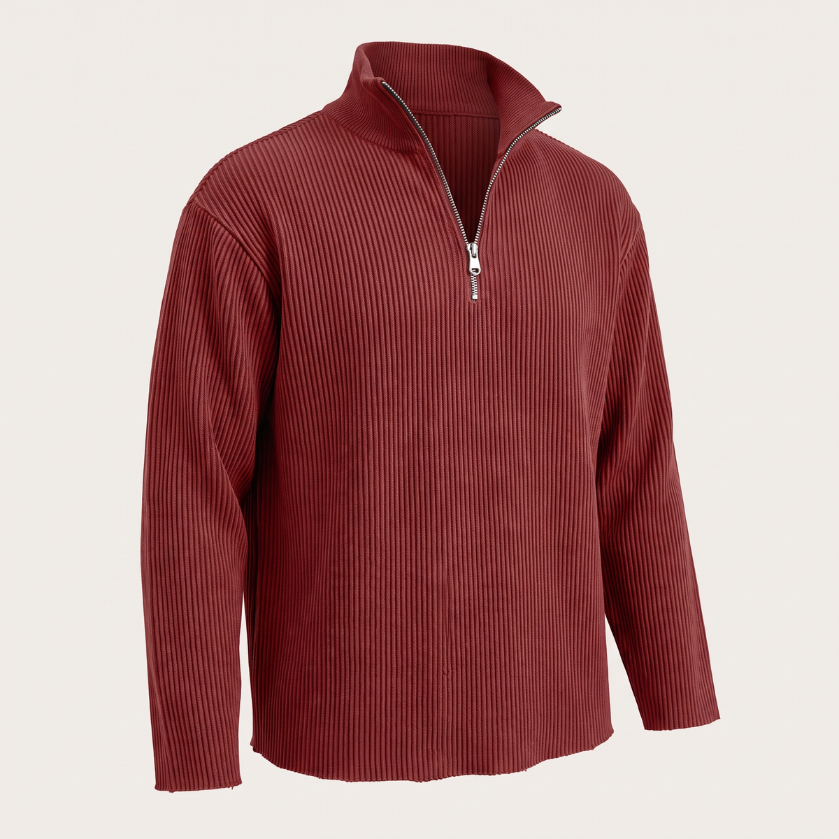 VERTICAL RIB CASUAL JUMPER