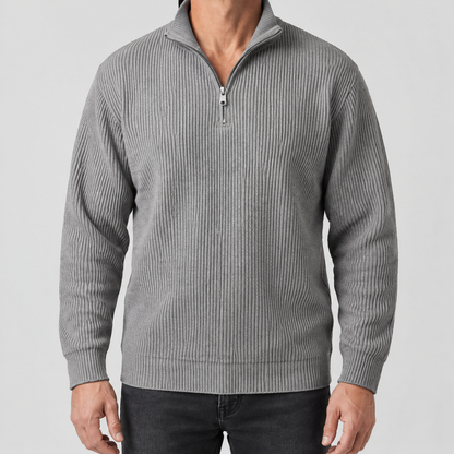 VERTICAL RIB CASUAL JUMPER