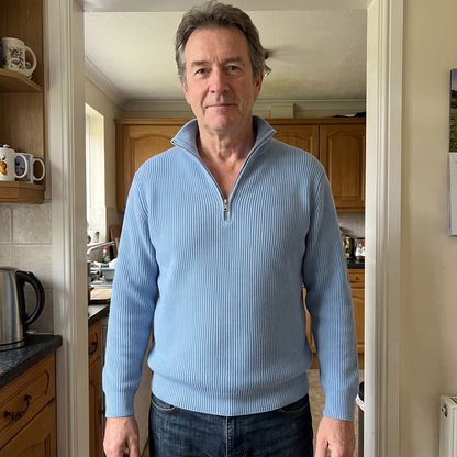 VERTICAL RIB CASUAL JUMPER