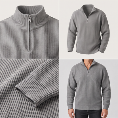 VERTICAL RIB CASUAL JUMPER