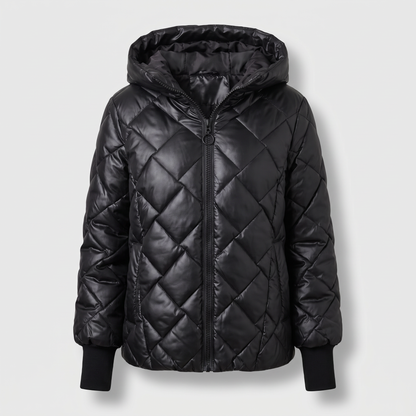 PADDED DIAMOND STITCH JACKET