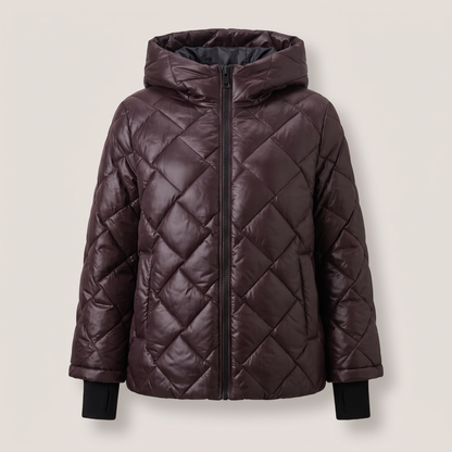 PADDED DIAMOND STITCH JACKET