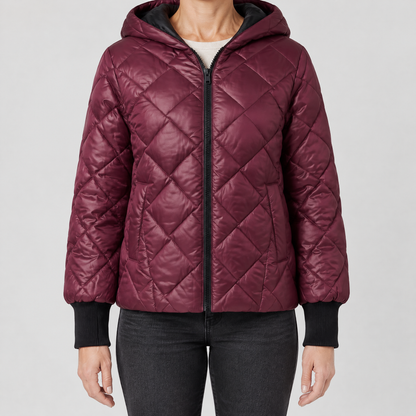 PADDED DIAMOND STITCH JACKET