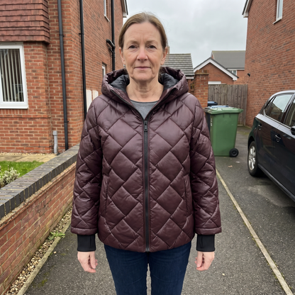PADDED DIAMOND STITCH JACKET