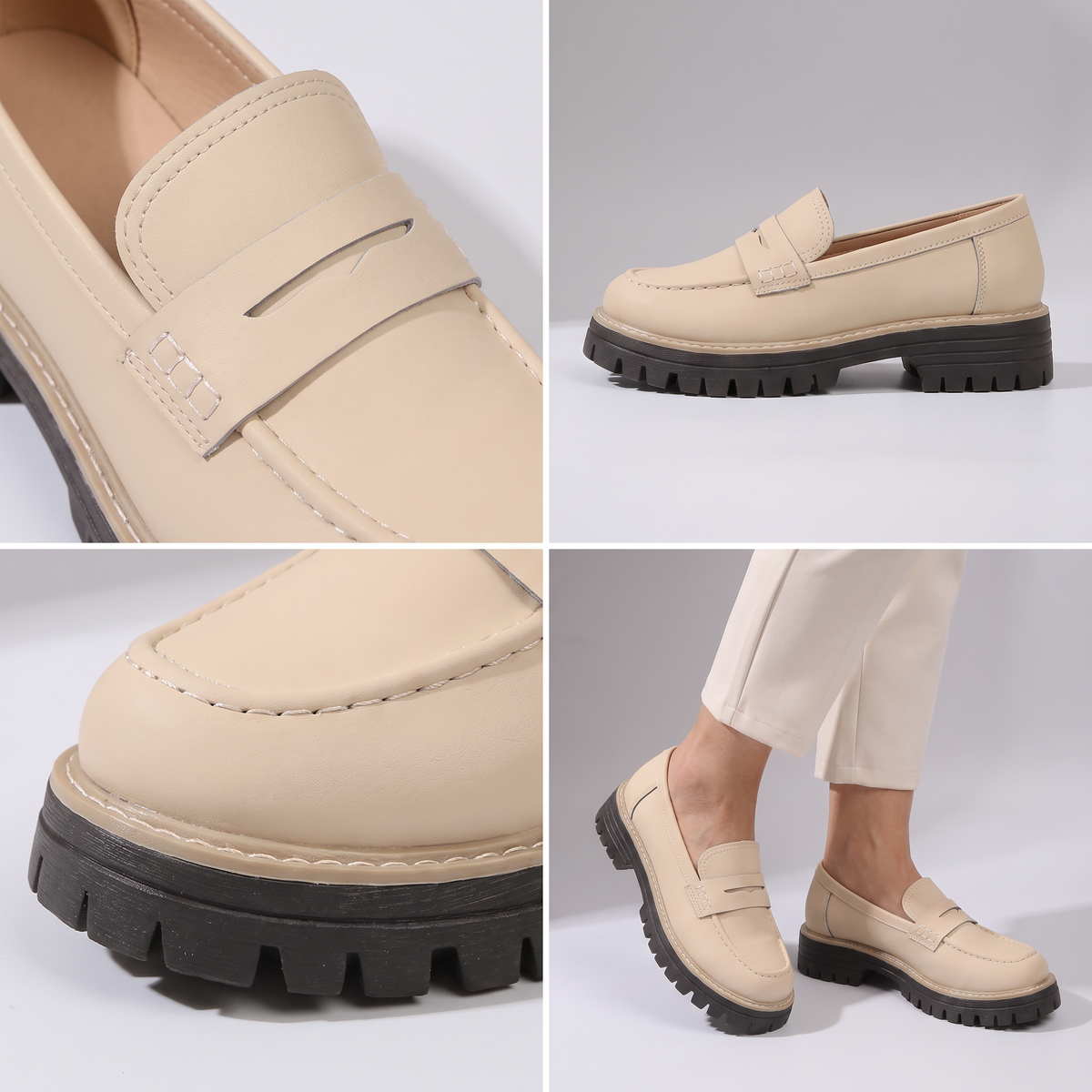 CASUAL LUG SOLE SLIP-ONS